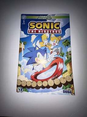 Sonic the Hedgehog #1 Comics Giveaway Day IDW Publishing Comic Book